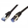 LINKOM Patch Cord cat.6A SFTP 0.5m crni - slika 1