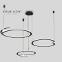 LUNA 264 LUSTER 120W 3000K CRNA - slika 1
