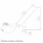 ARIA 44 STONA LAMPA 5W 3000K DIMABILNA - slika 2