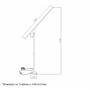 ARIA 43 PODNA LAMPA 11W 3000K DIMABILNA - slika 2
