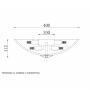 VESTA 605 PLAFONSKA SVETILJKA 6*G9 MESING - slika 2