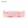 GEEZER WL Kitty set tastatura i miš u PINK boji - slika 1