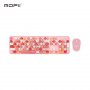 MOFII WL Sweet dm retro set tastatura i miš u PINK boji - slika 3
