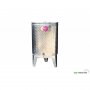 AGROMARKET Inox bačva 260 l (za rakiju)- sa slavinom - slika 1