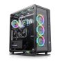 THERMALTAKE Core P6 crno gejmersko kućište sa armiranim staklom - slika 1