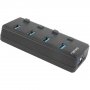 NATEC NHU-1557 MANTIS 2, USB 3.0 Hub w/Power Supply, 4-Port, Cable 80 cm - slika 1