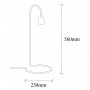 OPVIQ Stona lampa Yılan NT 119 - slika 5