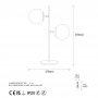 OPVIQ Stona lampa Fazli 10423 - slika 5