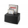 NEDIS HDDUDB3210BK USB 3.2 DUPLI docking station za 2.5/3.5 SATA hard diskove, Kloniranje max 8TB - slika 2