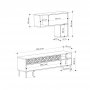 HANAH HOME TV polica Heaton Ancient White (855DTE3114) - slika 5