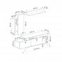 HANAH HOME TV polica MC607247 (505CRL1924) - slika 5