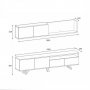 HANAH HOME TV polica Mono Ciragan Anthracite (505CRL1717) - slika 5
