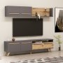 HANAH HOME TV polica Mono Ciragan Anthracite (505CRL1717) - slika 2