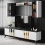 HANAH HOME TV polica Gold Anthracite White (618BLY1110) - slika 2