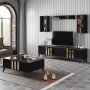 HANAH HOME TV polica Gold Anthracite Black (618BLY1112) - slika 3