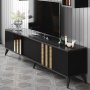 HANAH HOME TV polica Gold Anthracite Black (618BLY1112) - slika 5