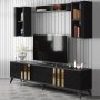 HANAH HOME TV polica Gold Anthracite Black (618BLY1112) - slika 2