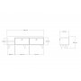 HANAH HOME TV polica Heflin Anthracite (495SSE1614) - slika 5
