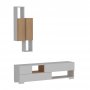HANAH HOME TV polica Sunny White Teak (788DEC3065) - slika 3