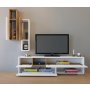 HANAH HOME TV polica Sunny White Teak (788DEC3065) - slika 2