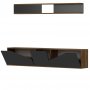HANAH HOME TV polica Tac Walnut Black (788DEC3066) - slika 4