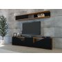 HANAH HOME TV polica Tac Walnut Black (788DEC3066) - slika 2