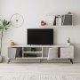 HANAH HOME TV polica Fiona Ancient White Retro Grey (855DTE3101) - slika 4