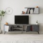 HANAH HOME TV polica Fiona Retro Grey Carrara (855DTE3103) - slika 4