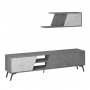 HANAH HOME TV polica Fiona Retro Grey Carrara (855DTE3103) - slika 1