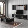 HANAH HOME TV polica Chrome Anthracite Black (618BLY1109) - slika 3
