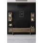 HANAH HOME TV polica Gold Line Walnut Black 1 (618BLY1147) - slika 2