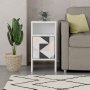 HANAH HOME Pomoćni stočić Grandma's White Angle - slika 3