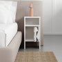 HANAH HOME Pomoćni stočić Grandma's White Angle - slika 4