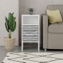 HANAH HOME Pomoćni stočić Grandma's White Zebra - slika 3