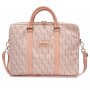 Guess Torba za laptop od 16'' GCUBE STRIPES PINK - slika 1