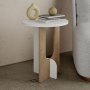 HANAH HOME Sto za dnevnu sobu Luna White Oak - slika 3