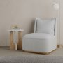 HANAH HOME Sto za dnevnu sobu Luna White Oak - slika 4