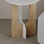 HANAH HOME Sto za dnevnu sobu Luna White Oak - slika 5