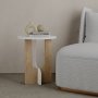 HANAH HOME Sto za dnevnu sobu Luna White Oak - slika 2