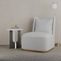 HANAH HOME Sto za dnevnu sobu Luna White Anthracite - slika 4