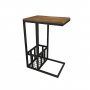 HANAH HOME Pomoćni stočić Prag C Walnut - slika 1