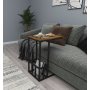 HANAH HOME Pomoćni stočić Prag C Walnut - slika 2