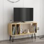 HANAH HOME TV polica Arven Oak Anthracite (935CMN1415) - slika 3