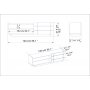 HANAH HOME TV polica Valantina Walnut (788DEC4045) - slika 5