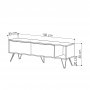 HANAH HOME TV polica Furoki White (855DTE3066) - slika 4