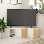 HANAH HOME TV polica Compact White Oak (855DTE3052) - slika 2