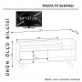 HANAH HOME TV polica Troya White (745DCD3043) - slika 5
