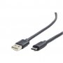 GEMBIRD CCP-USB2-AMCM-1M kabl USB A (muški) na USB C (muški) 1m crni - slika 1