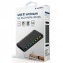 GEMBIRD EE2280-U3C-03 Kuciste za M.2 SSD memoriju NVMe USB3.1 aluminijumsko sa osvetljenjem - slika 4