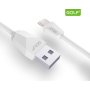 GOLF GC-27T USB data kabl Type C 1m beli - slika 1